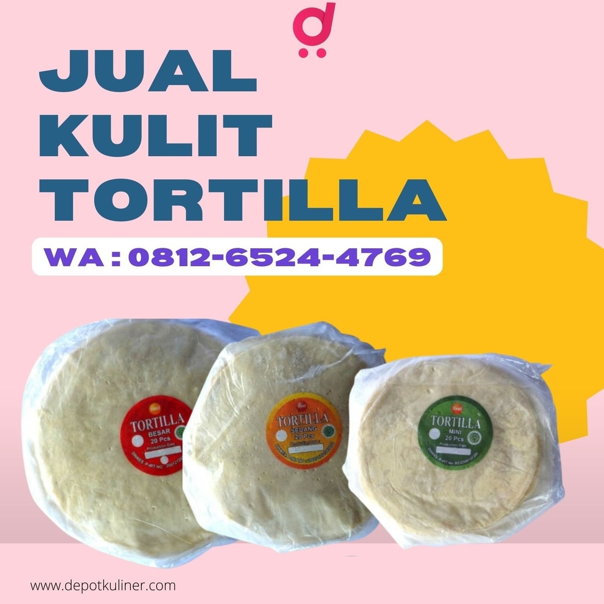 HARGA TERMURAH, Call 0812-6524-4769, Jual Kulit Tortilla