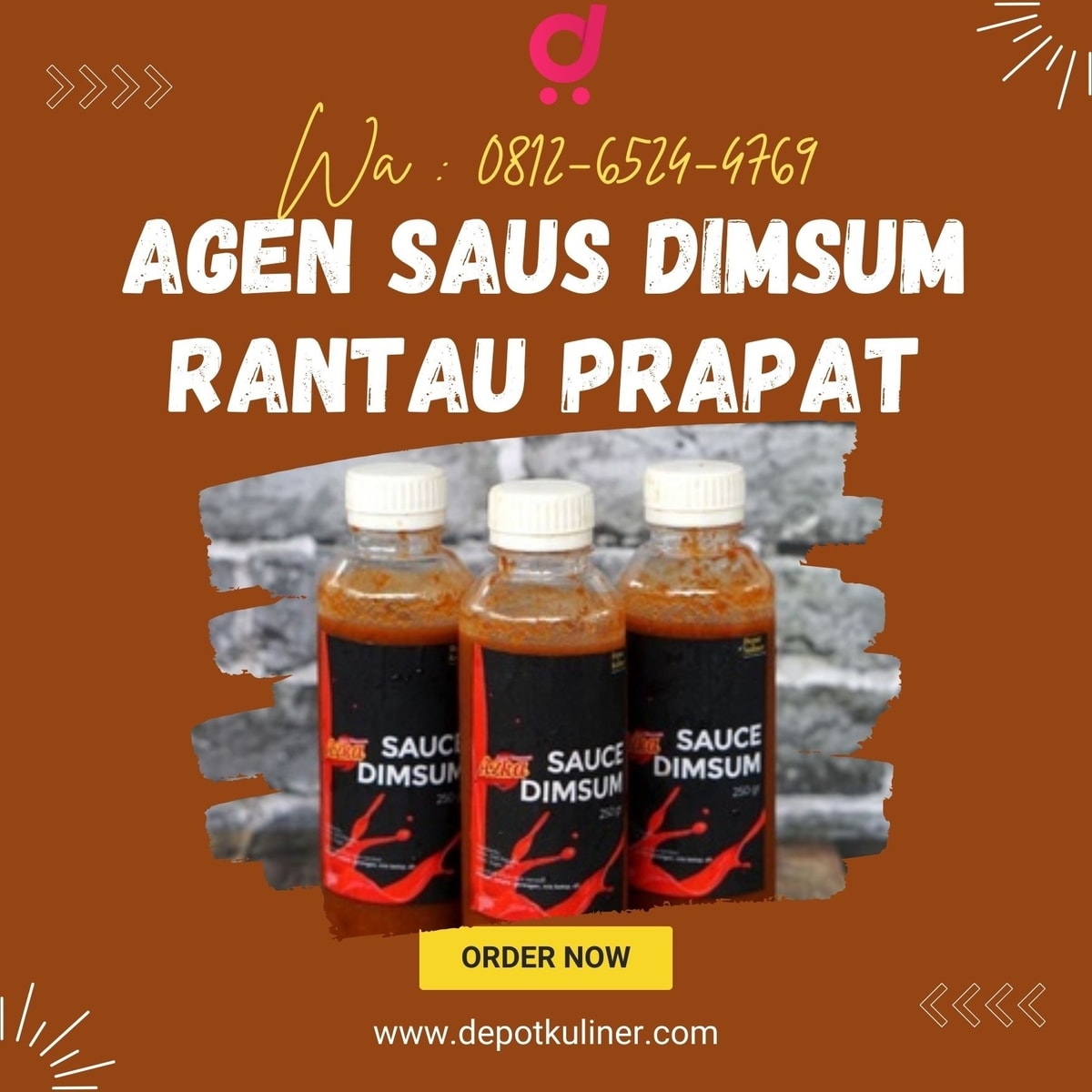 LEZAT NIKMAT, Call 0812-6524-4769, Agen Saus Dimsum Rantau Prapat