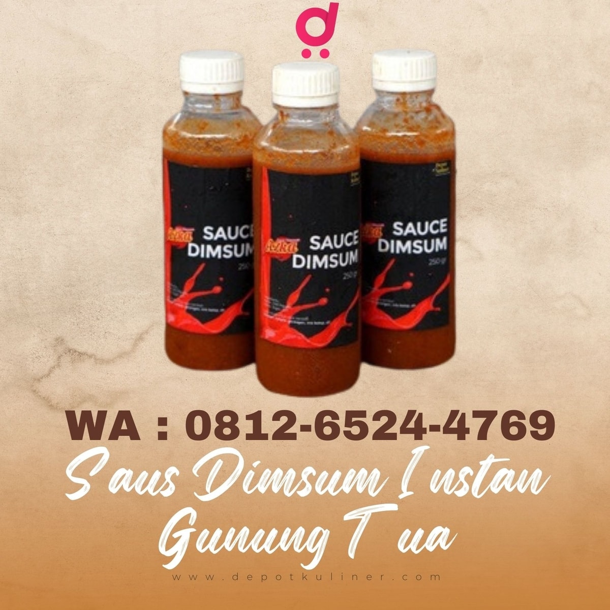 LARIS MANIS, Call 0812-6524-4769, Saus Dimsum Instan Gunung Tua