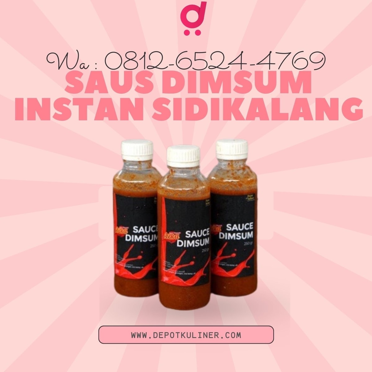 PROMO DISKON, Call 0812-6524-4769, Saus Dimsum Instan Sidikalang