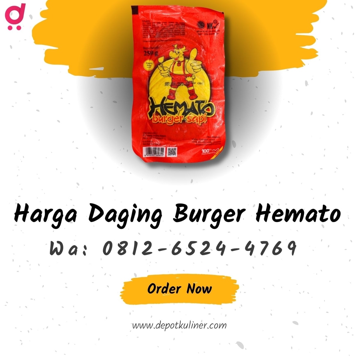 PALING LAKU, Call 0812-6524-4769, Harga Daging Burger Hemato