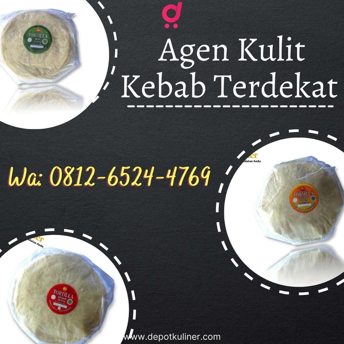 HARGA TERJANGKAU, Call 0812-6524-4769, Agen Kulit Kebab Terdekat