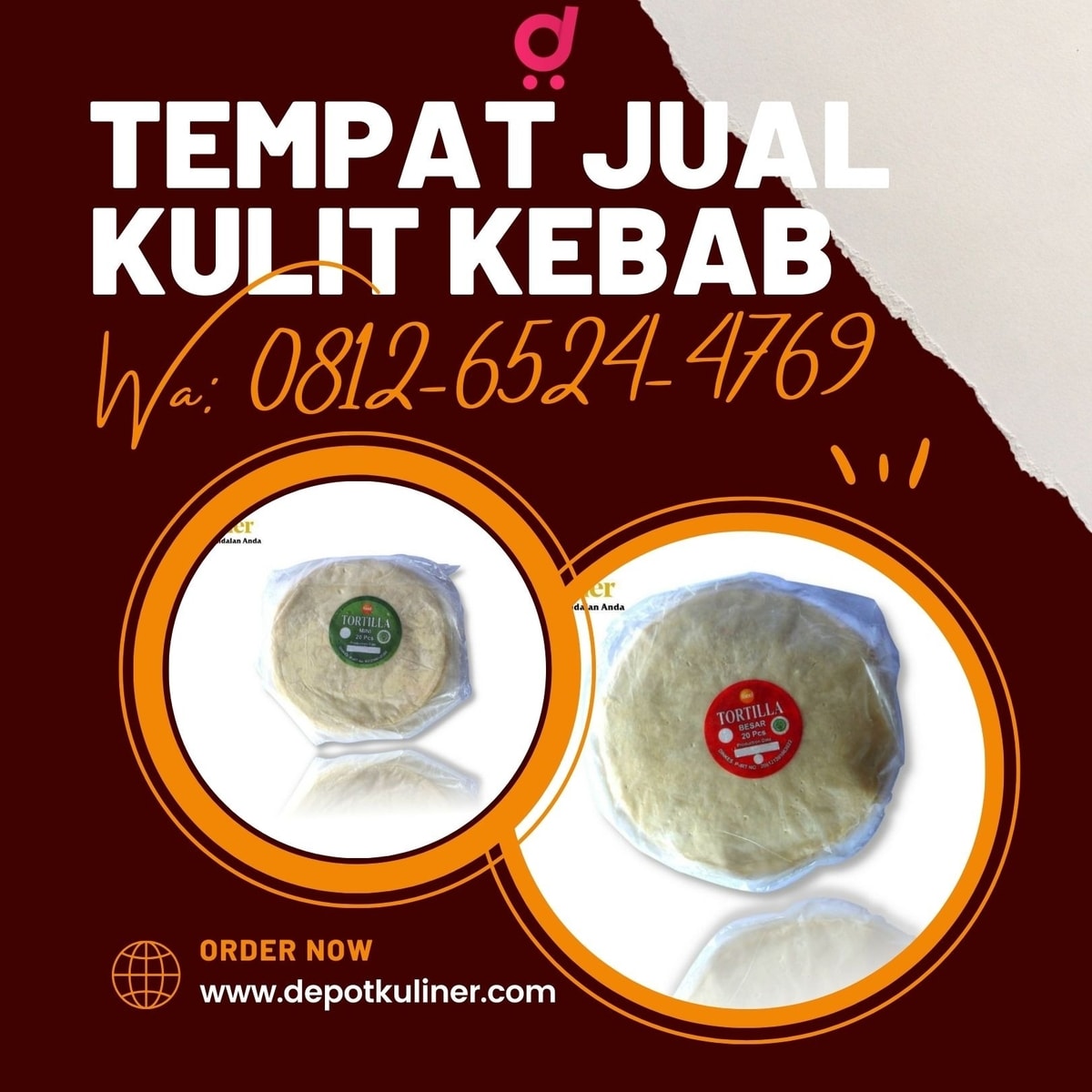 FAST RESPON, Call 0812-6524-4769, Tempat Jual Kulit Kebab