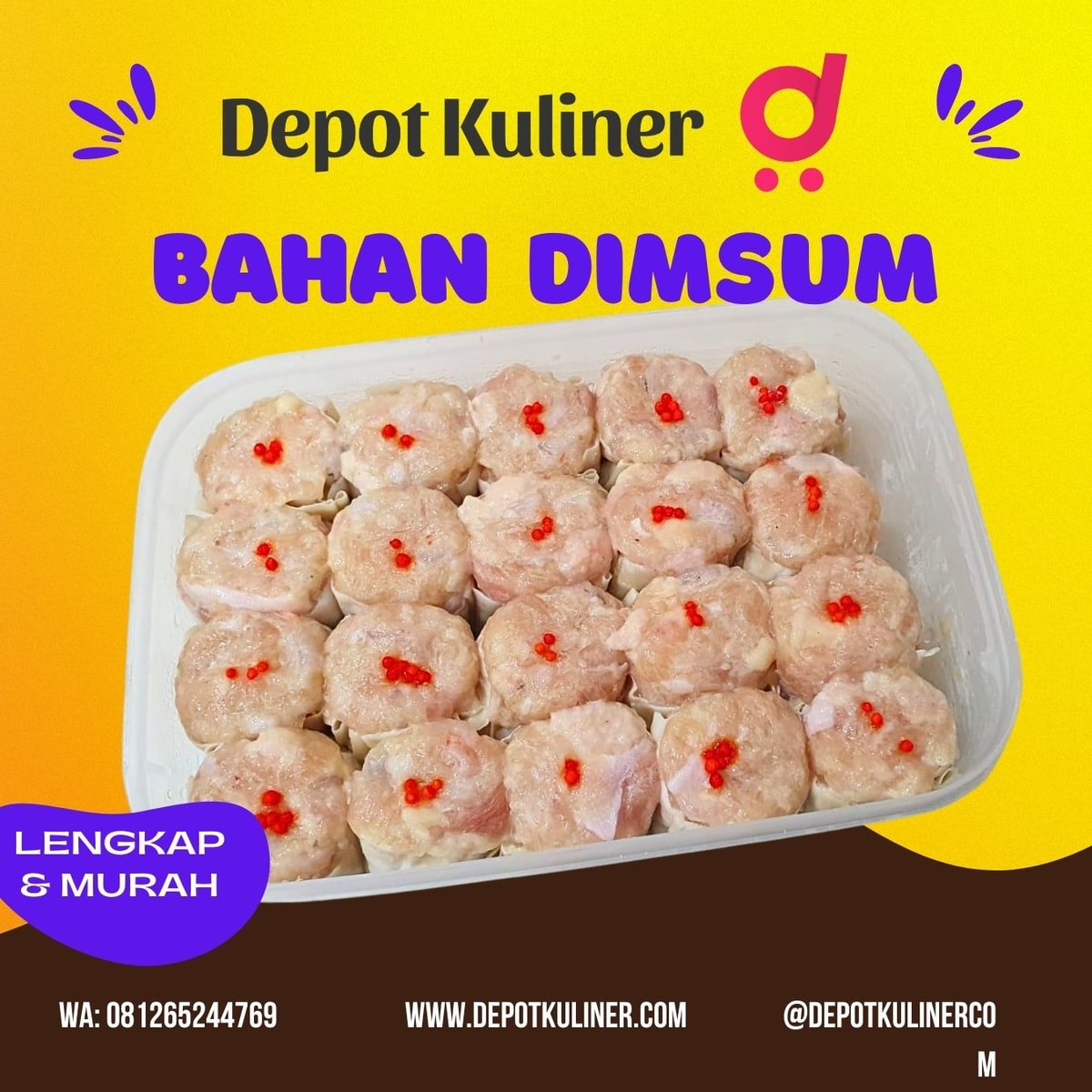 Jual Bahan Baku Dimsum WA: 0812-6524-4769