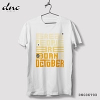 Legends Are Born in October T-Shirt - Kaos Legenda Lahir di Bulan Oktober - DNCOKT03