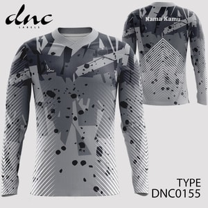 Jersey Sepeda MTB Gowes Baju Lengan Panjang Bahan Dry Fit Premium DNC Labels Dnclabels DNC0155