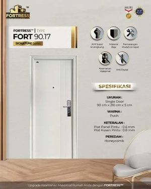 Pintu Putih Minimalis dan Stylish