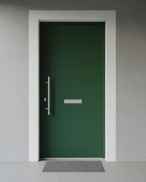 pintu warna hijau