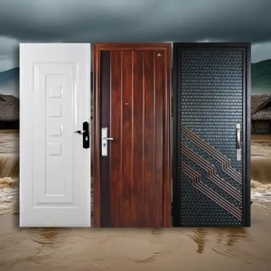 pintu baja fortress anti banjir, susut, lengkung