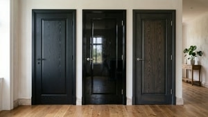 Tampak Berkelas! Gunakan Cat Pintu Kayu Warna Hitam Ini