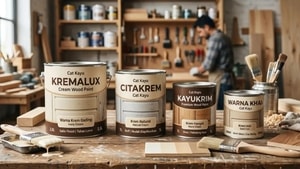 5 Rekomendasi Merk Cat Kayu Warna Cream Beserta Harganya