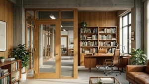 Pilihan Model Pintu Kantor Kaca untuk Nuansa Profesional & Elegan