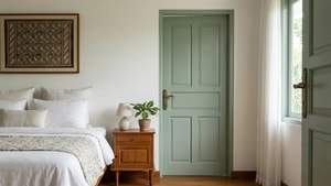 6 Warna Pintu Kamar Tidur yang Bikin Istirahat Jadi Makin Nyenyak