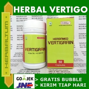 Jual Obat Vertigo - Herbal Sakit Kepala, Migrain, Pusing -Vertigrain 60 kapsul