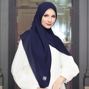 Delicate Scarf Navy Blue