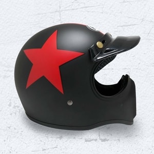 Helm Cakil Red Star