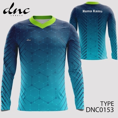 Jersey Sepeda MTB Gowes Baju Lengan Panjang Bahan Dry Fit Premium DNC Labels Dnclabels DNC0153