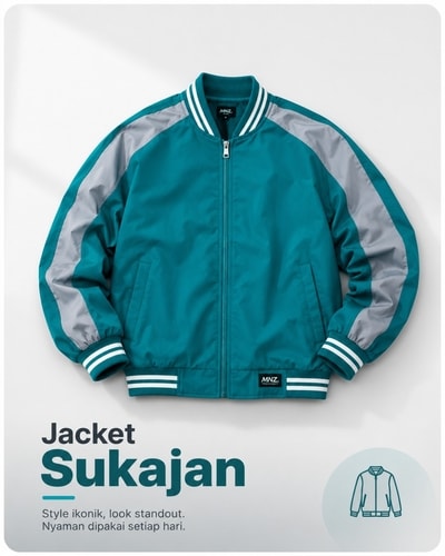 Jaket Bomber Sporty: Gaya Keren dan Nyaman untuk Aktivitas Sehari-hari
