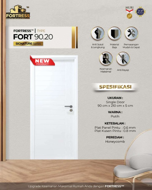 pintu kamar tidur fortress fort 90.02