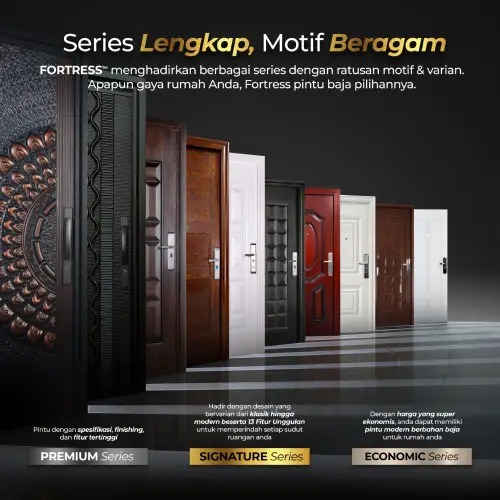 pintu baja fortress model lengkap