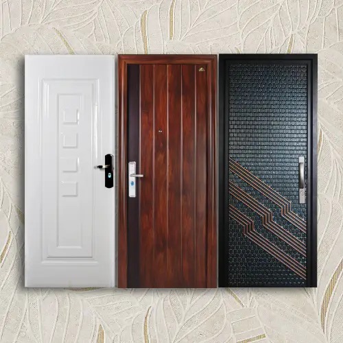 pintu baja 1 daun merk fortress