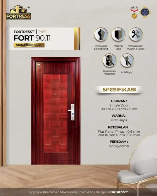 pintu baja fortress tipe fort 90.11