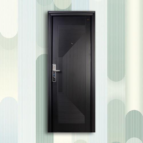 pintu mewah warna cat hitam doff