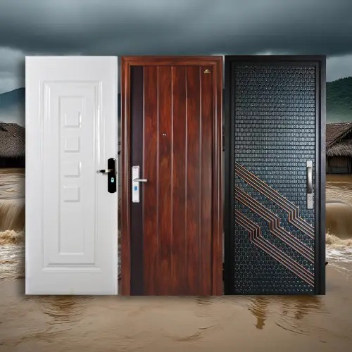 pintu baja fortress anti banjir, susut, lengkung