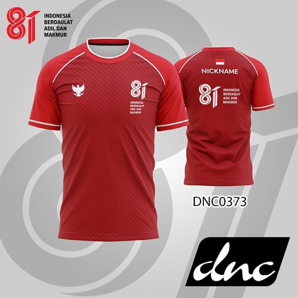 Jersey HUT Kemerdekaan RI ke-81 Tahun