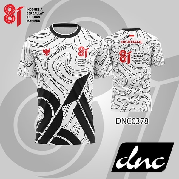 Jersey HUT Kemerdekaan RI ke-81 Tahun