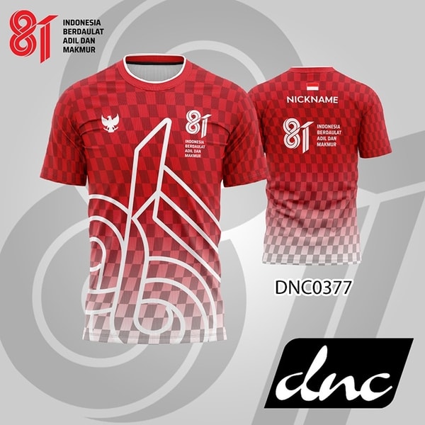 Jersey HUT Kemerdekaan RI ke-81 Tahun