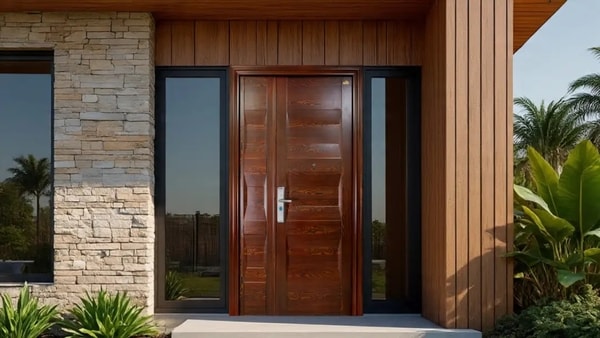 Model Pintu Minimalis 2 Pintu Besar Kecil Bikin Rumah Terlihat Lebih Mewah
