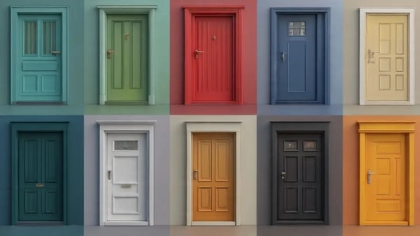 Inspiratif! Ini Warna Pintu Rumah Estetik Populer yang Sedang Tren Tahun Ini