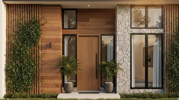 Model Dinding Depan Rumah Terbaru yang Bikin Rumah Tampak Mewah