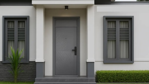 Pintu Besi Minimalis 1 Pintu yang Bikin Rumah Minimalis Tetap Terlihat Elegan dan Kokoh!
