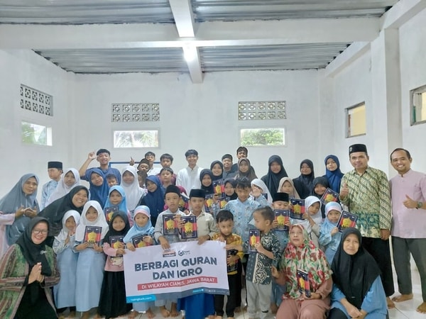 Sambut Ramadhan dengan Senyum dan Harapan, 600 Santri TPQ di Ciamis Terima Iqro Baru dari Ruang Baik