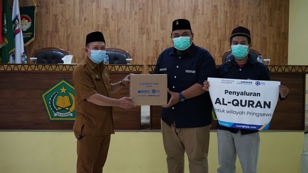 11.000 Mushaf Al Quran dan Buku IQRO Kembali Disalurkan Ke Lampung Untuk Dukung Pendidikan Al Quran