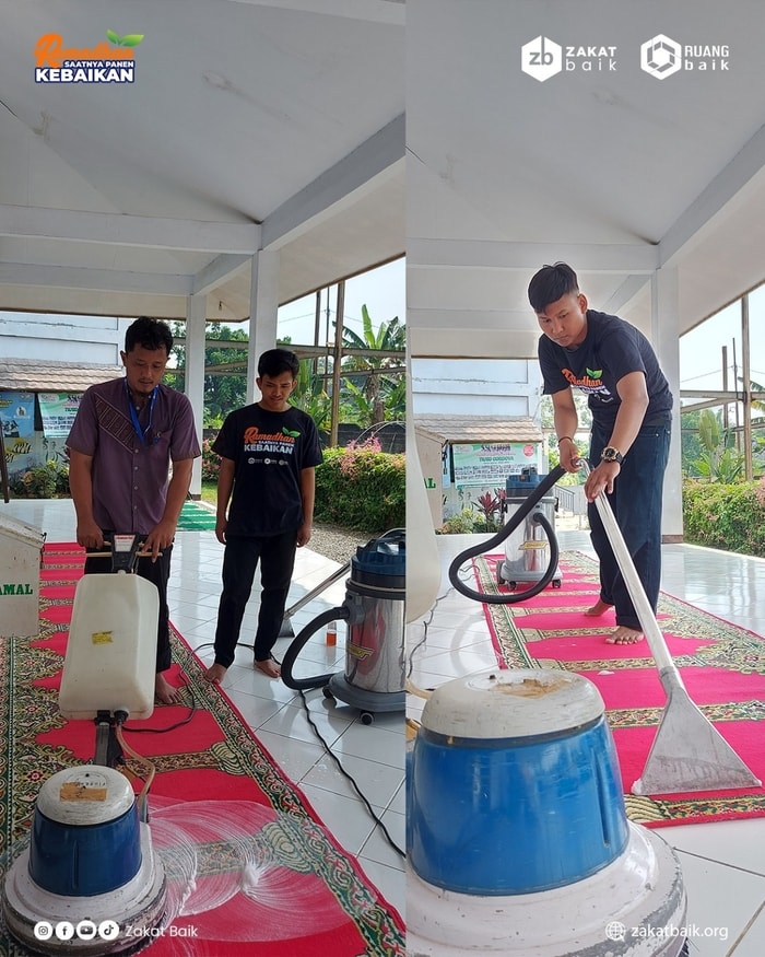 Bersih-Bersih Masjid di Bulan Suci Ramadhan