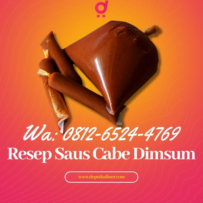 Rahasia Resep Saus Cabe Dimsum Pedas Manis ala Medan!