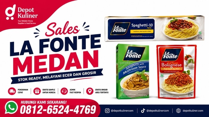 READY STOCK, WA: 0812-6524-4769 Sales La Fonte Medan