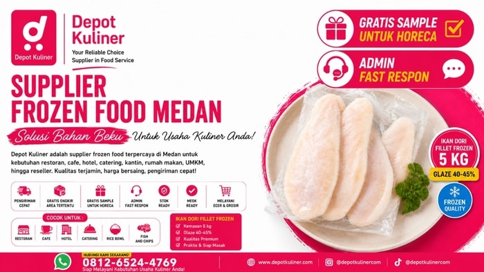 STOK CEPAT HABIS, WA: 0812-6524-4769 Supplier Frozen Food Medan