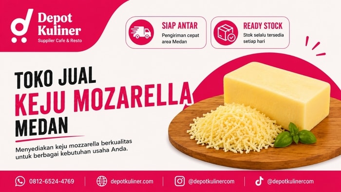 SIAP KIRIM HARI INI, WA: 0812-6524-4769 Toko Jual Keju Mozarella Medan