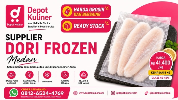SIAP KIRIM HARI INI, WA: 0812-6524-4769 Supplier Dori Frozen Medan