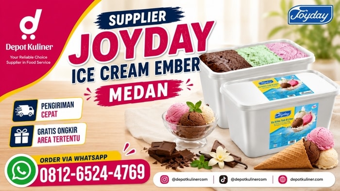 TERMURAH, WA: 0812-6524-4769, Supplier Joyday Ice Cream Ember Medan