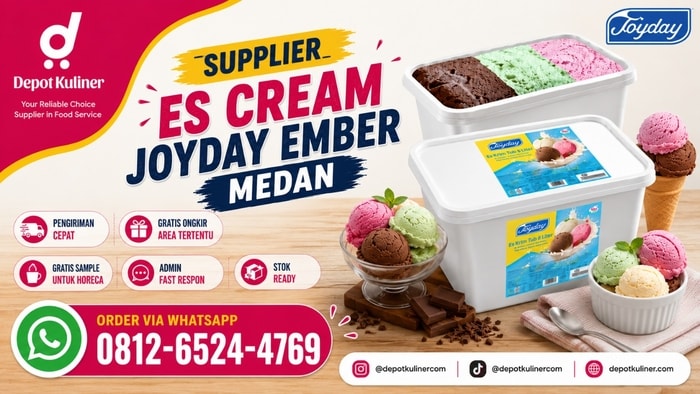 BEST SELLER, WA: 0812-6524-4769, Supplier Es Cream Joyday Ember Medan