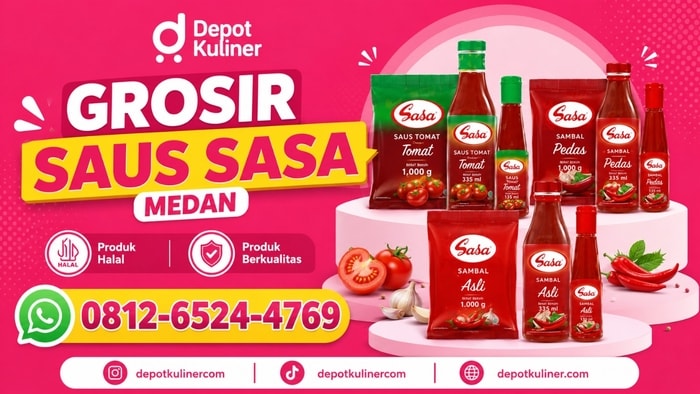 PENGIRIMAN CEPAT, WA: 0812-6524-4769, Grosir Saus Sasa Medan