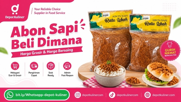 READY STOCK, WA: 0812-6524-4769, Abon Sapi Beli Dimana
