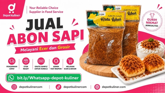 SIAP KIRIM HARI INI, WA: 0812-6524-4769, Jual Abon Sapi