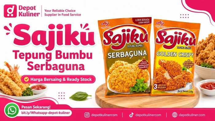 HARGA DISTRIBUTOR, WA: 0812-6524-4769, Sajiku Tepung Bumbu Serbaguna