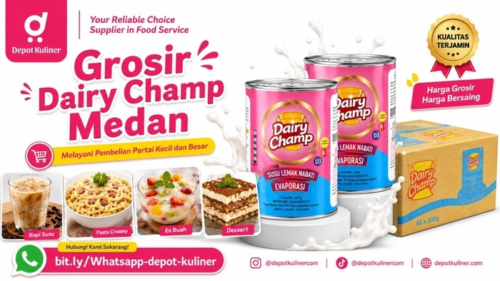 DISKON SPESIAL, WA: 0812-6524-4769, Grosir Dairy Champ Medan